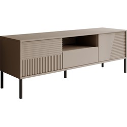 Meubella TV-Meubel Davey - Beige - 155 cm