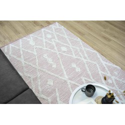 Tagena Modern Roze vloerkleed -