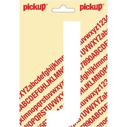 Plakletter Nobel Sticker letter J - Pickup