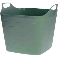 Bathroom Solutions Flexibele kuip - groen - 40 liter - emmer - wasmand - Wasmanden