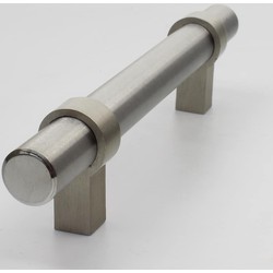 Deurgreep Marloes - staal - 96 mm - Modern - Handgreep - Kastgreep - Ladegreep
