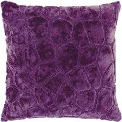Unique Living - Kussen Elina - 45x45cm - donkerpaars