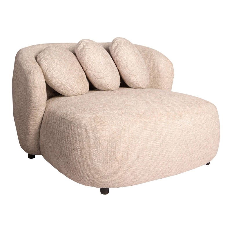 PTMD Aphrodite Cream Loveseat Legacy 15 Dove Fabric - 