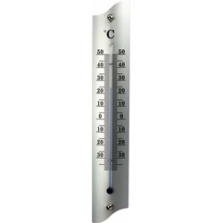 Thermometer buiten - metaal - 22 cm - Buitenthermometers