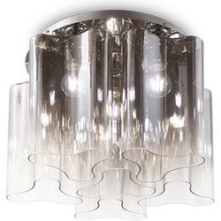 Ideal Lux - Compo - Plafondlamp - Metaal - E27 - Zwart