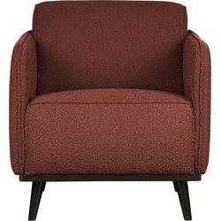 BePureHome Statement Fauteuil - Polyester - Chestnut - 77x72x93