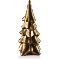 Goudkleurige keramische Kerstboom – H21 cm