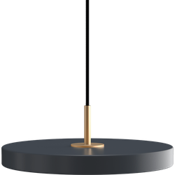 Asteria Plus Mini hanglamp anthracite grey - met koordset - Ø31 cm