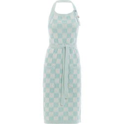 Knit Factory Keukenschort Block - Ecru/Mint - One Size