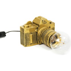 Housevitamin Camera Table Lamp - Gold