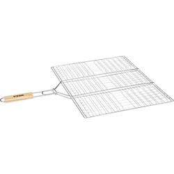 Neka BBQ-barbecue Grill klem - rechthoek - 40 x 50 cm - barbecueroosters