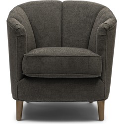 Riviera Maison Rue Royale Armchair, celtic weave, mud