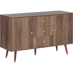ULIKA  - Sideboard - Donkerbruin - MDF