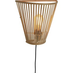 Wandlamp Merapi - Bamboe - 30x15x30cm