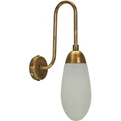 House Doctor Wandlamp Drop brons