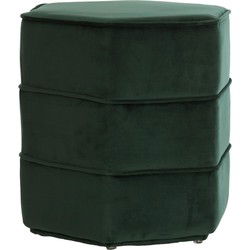 Poef Cayden - Groen - 45x41x46cm