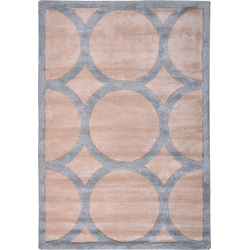 MALAN - Vloerkleed - Zandbeige - 160 x 230 cm - Viscose