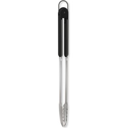 Olivia universele tang uit rvs zwart 42cm