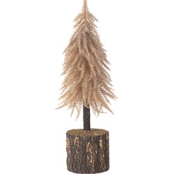 J-line - Kerstboom Kunststof Koper Medium - 14x14x45cm