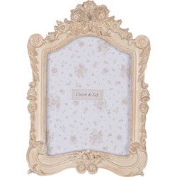 Clayre & Eef Fotolijst 13x18 cm Beige Kunststof Glas