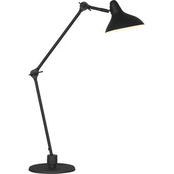 Anne Lighting - tafellamp - Kasket - zwart - metaal - Ø 30cm - E27 - 2692ZW
