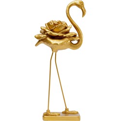 Kare Decofiguur Rose Flamingo Gold 63cm