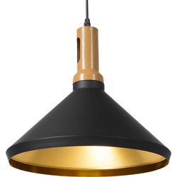 Beliani LIARD - Hanglamp-Zwart-Aluminium