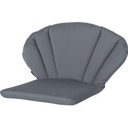 Madison - Tuinkussen Elegance Rib grey - Ca. 91x70 cm