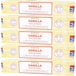 60 Nag Champa wierookstokjes Vanilla 15 gram - Wierookstokjes