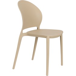 Housecraft Living Sjoerd tuinstoel/ eetkamerstoel Beige - Set van 4