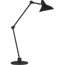 Anne Light and home tafellamp Kasket - zwart - metaal - 30 cm - E27 fitting - 2692ZW