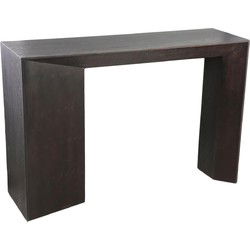 PTMD Bijzettafel Arivo - 120x35x80 cm - MDF - Zwart