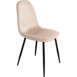 PoleWolf - Blossom chair - Velvet - Sand White