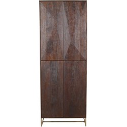 PTMD Onyx Cabinet brown 4 drs