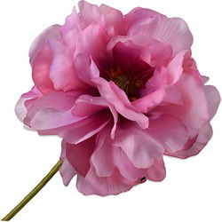 Klaproos steel mauve/groen rt 73 cm Silk-Ka