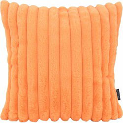 Sierkussen Rosie Rib Oranje | 45 x 45 cm | Polyester