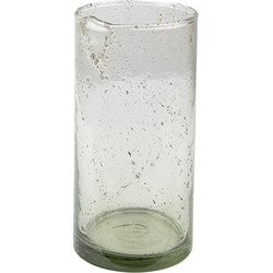 Clayre & Eef Vaas  Ø 10x20 cm Glas Glazen Vaas