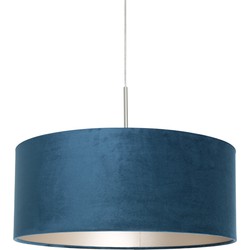 Moderne hanglamp met blauwe kap Steinhauer Sparkled Light Blauw