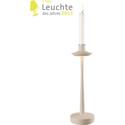 Villeroy & Boch | Combinatie van een tafellamp en een kandelaar | Accu | Sand