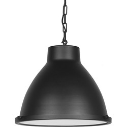 LABEL51 - Hanglamp Industry - Zwart Metaal - Glas