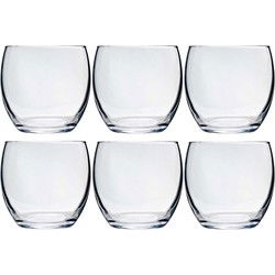 Arcoroc Tumbler waterglazen - 6x stuks - 340 ml - Luxe drinkglazen - Drinkglazen