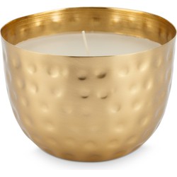 Vtwonen Cup with Candle Metal Gold 11x11x8cm