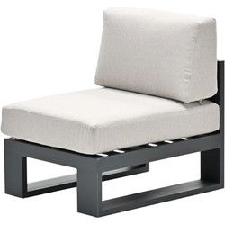 Garden Impressions Cube midden element - carbon black - desert sand