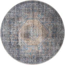 Vloerkleed Madel Rond Groen/Blauw ø160 cm