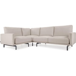 Kave Home - Galene 3-seater corner sofa in beige, 207 x 267 cm