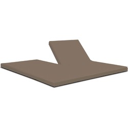 Harris&Darwin | 100% katoenen Splittopper hoeslaken tot 10cm | Percaline glad katoen | Bruin 160x200 cm | Speciaal voor Split topmatras