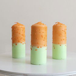Nordic DIP DYE Pillar Stompkaars - Orange shake