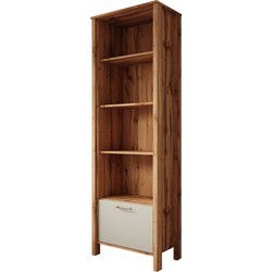 Meubella - Boekenkast Isaac 3 - Eiken - 66 cm