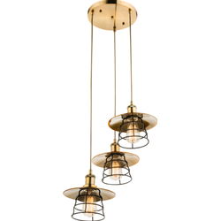 Klassieke hanglamp Viejo - L:33cm - E27 - Metaal - Brons
