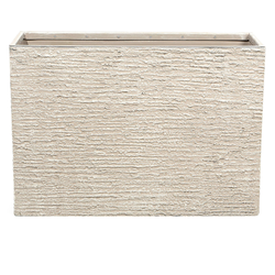 Beliani EDESSA - Plantenbak voor buiten-Beige-Klei-vezelmengsel